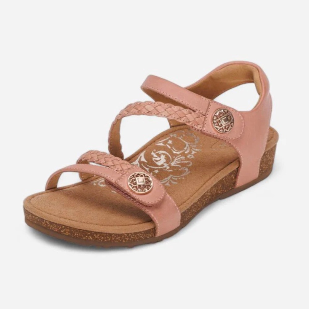 Aetrex Jillian Quarter Strap Sandal - 10